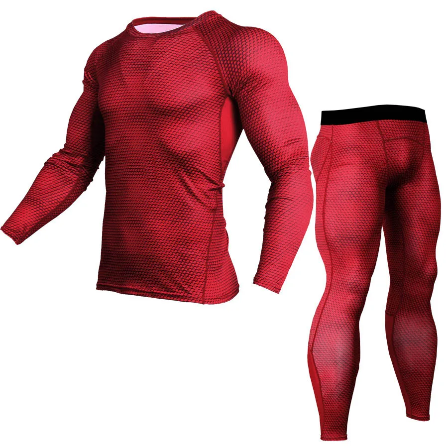 2020 Rashguard MMA компрессионная одежда костюм Топы И Футболки Базовый Слой Леггинсы