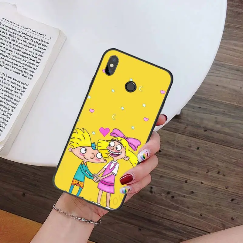 

Hey Arnold American cartoon Phone Case For Xiaomi Redmi note 7 8 9 t k30 max3 9 s 10 pro lite