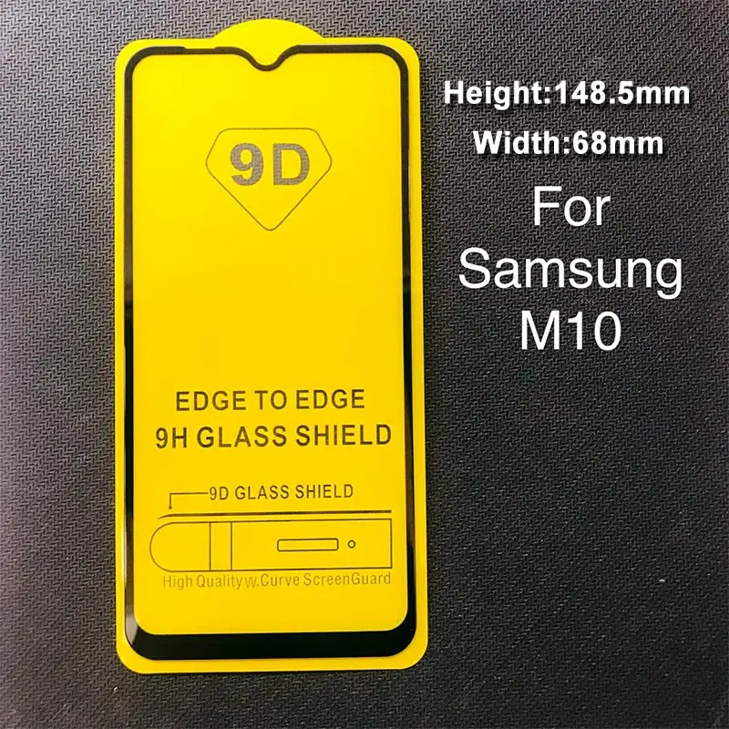 M10 9D защитный Стекло на samsung Galaxy A50 A40 A30 A20 A10 Экран протектор для samsung A70 A80 A90 A60 Стекло на M20 M10 M30 - Цвет: M10