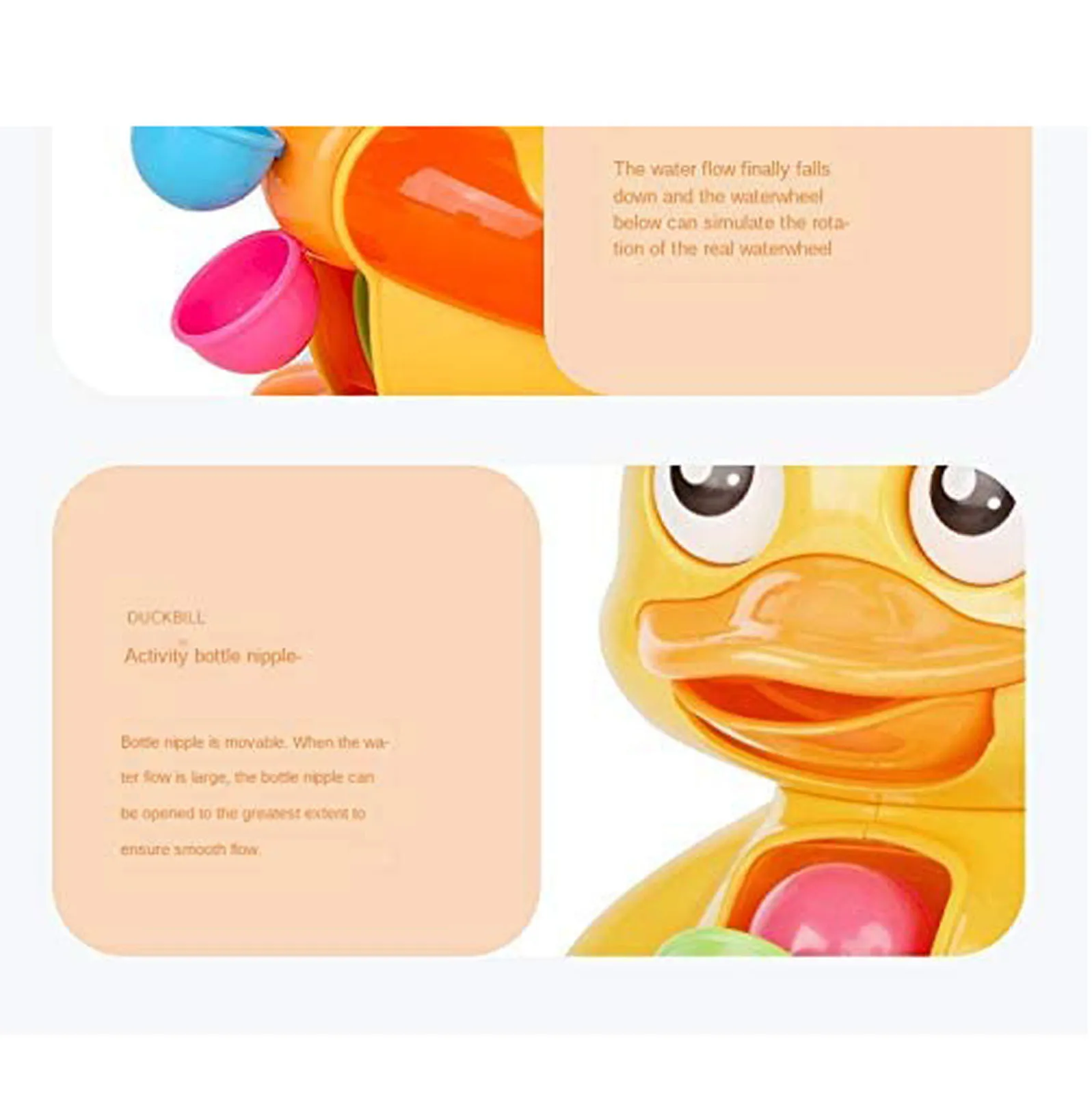 

Children's Baby Bathroom Bath Toy Bathtub Water Toy Waterwheel Turn Around Kid Bathtub Fishing Tank Decoration Gift Badspeeltjes