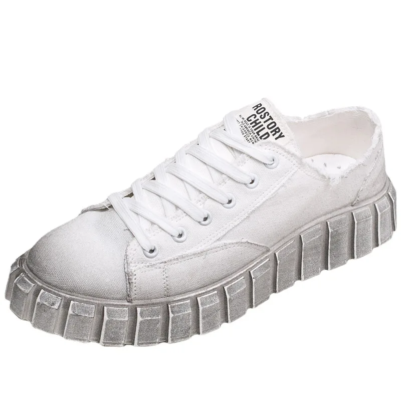 

Парусиновая обувь Для Мужчин's чувство дизайна оригинальный студентов легкие удобные Для мужчин, обувь с подошвой из вулканизированной рез...