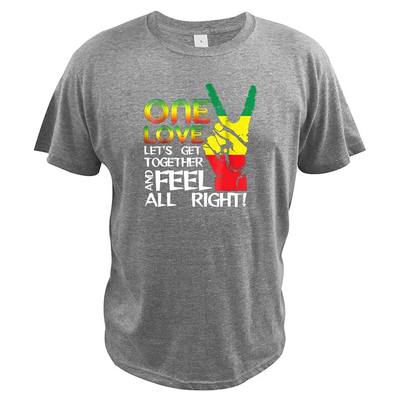 Футболка Jamaica One Love Reggae Карибская музыка Гордость Флаг современная популярная