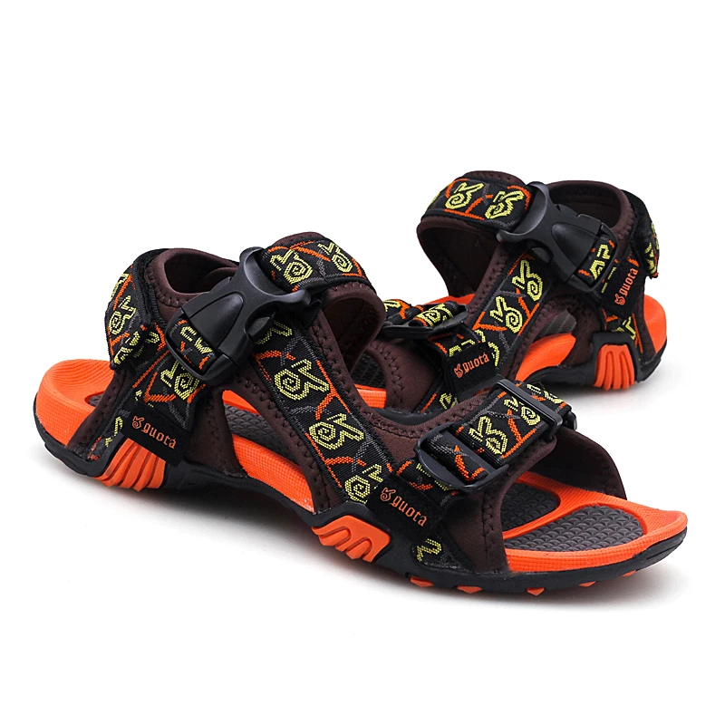 

Shoes Men Summer Sports Men Sandals Outdoor Men Sandals England Style Hollow Male Sandals Cow Leather Sandals