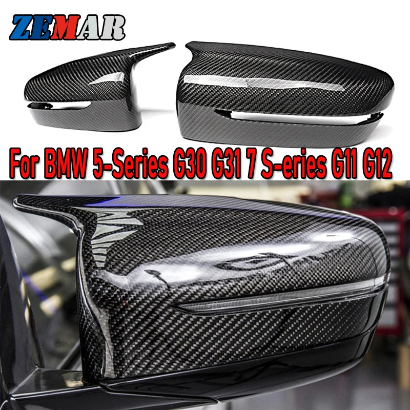 Сменные крышки для боковых зеркал заднего вида BMW G30 G31 G11 G12 G14 G15 8 7 5 серии 2018 2019 2020