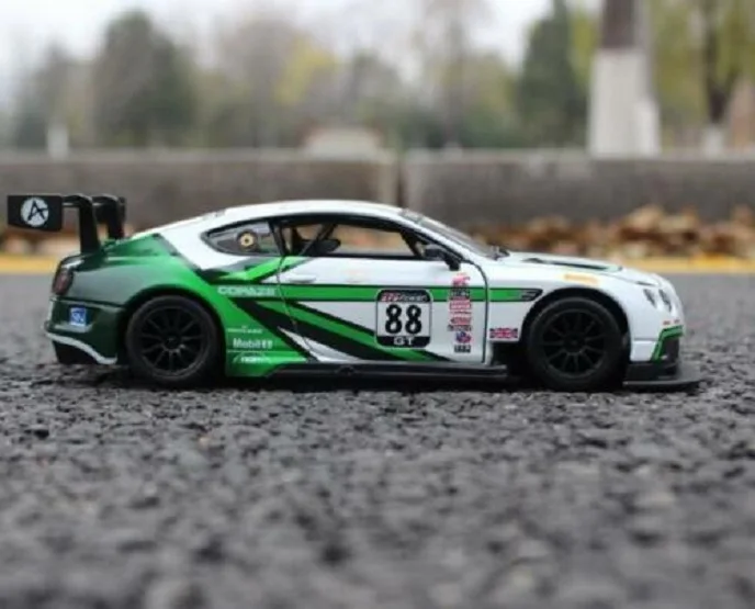 Bburago 1:24 Bentley Continental GT3 NO.88 литая модель спортивного гоночного автомобиля Новый в