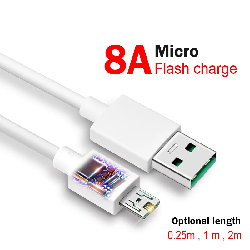USB кабель для зарядки и передачи данных OPPO flash r7 r9s r11 r15 r9plus оригинал 2 м| |