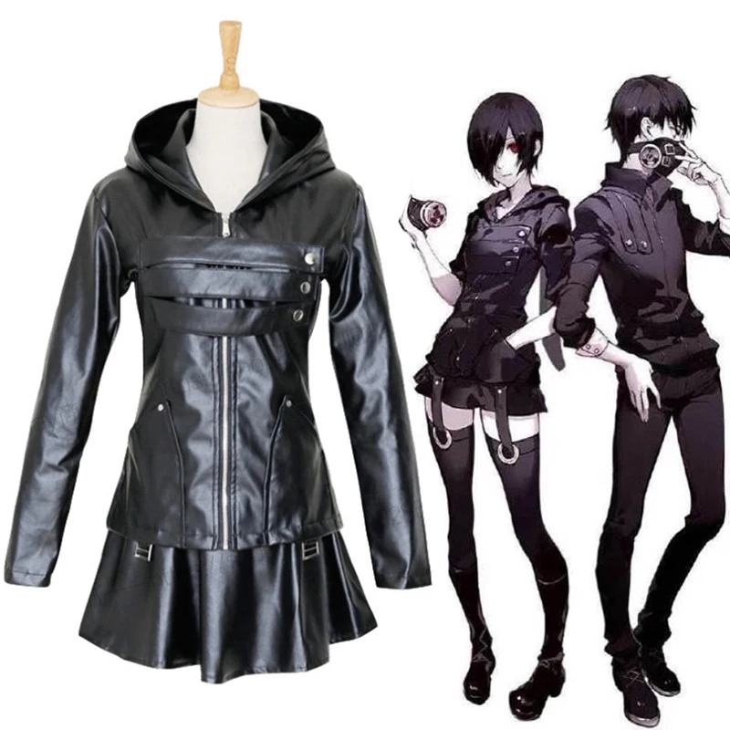 Аниме Токийский Гуль косплей костюмы Touka Kirishima Косплей Костюм Униформа Хэллоуин