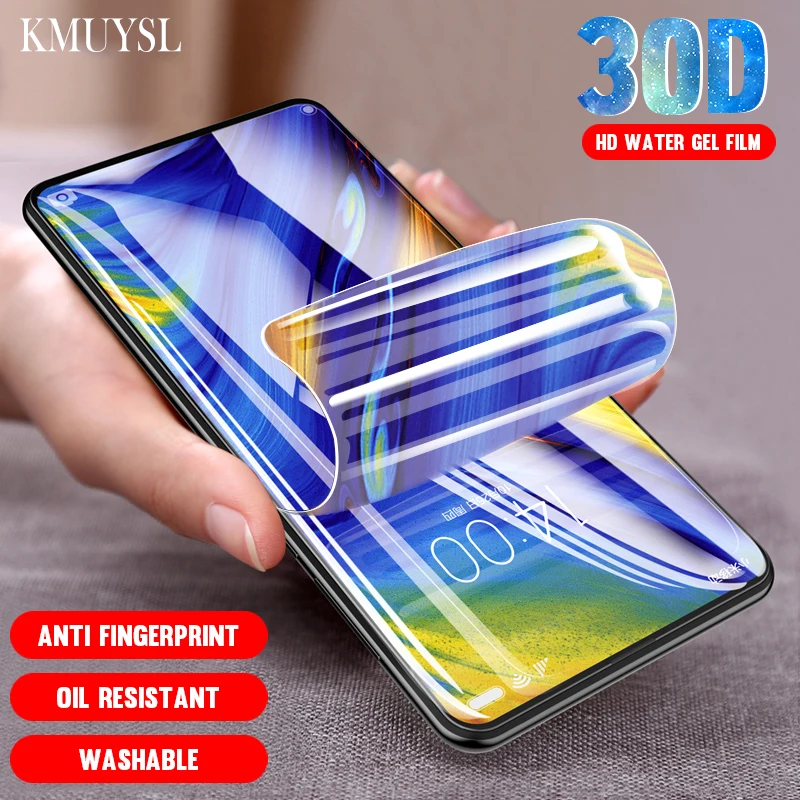 Защита экрана для Xiaomi Redmi Note 8 7 Mi 9 9t pro мягкая защитная пленка A3 CC9 7A K20 Pro не