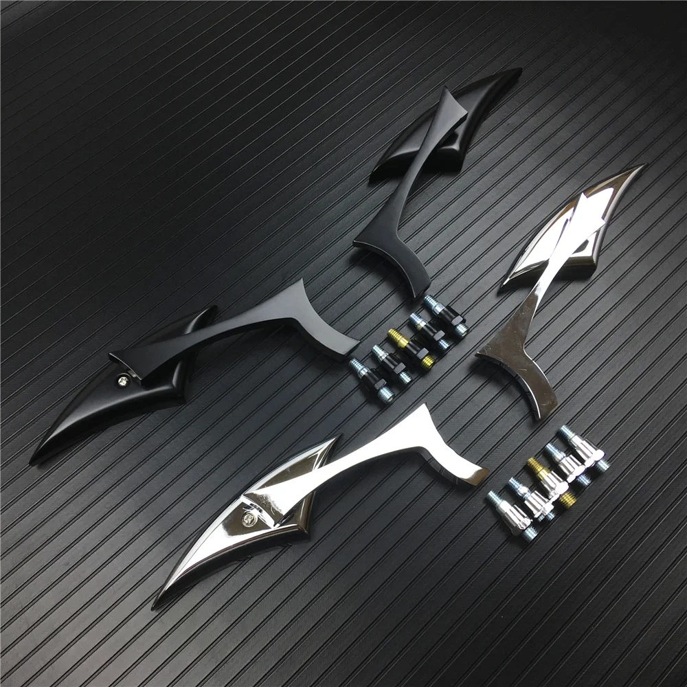 2x Универсальный клинок зеркала заднего вида для мотоцикла Harley Dyna Sportster Softail Touring