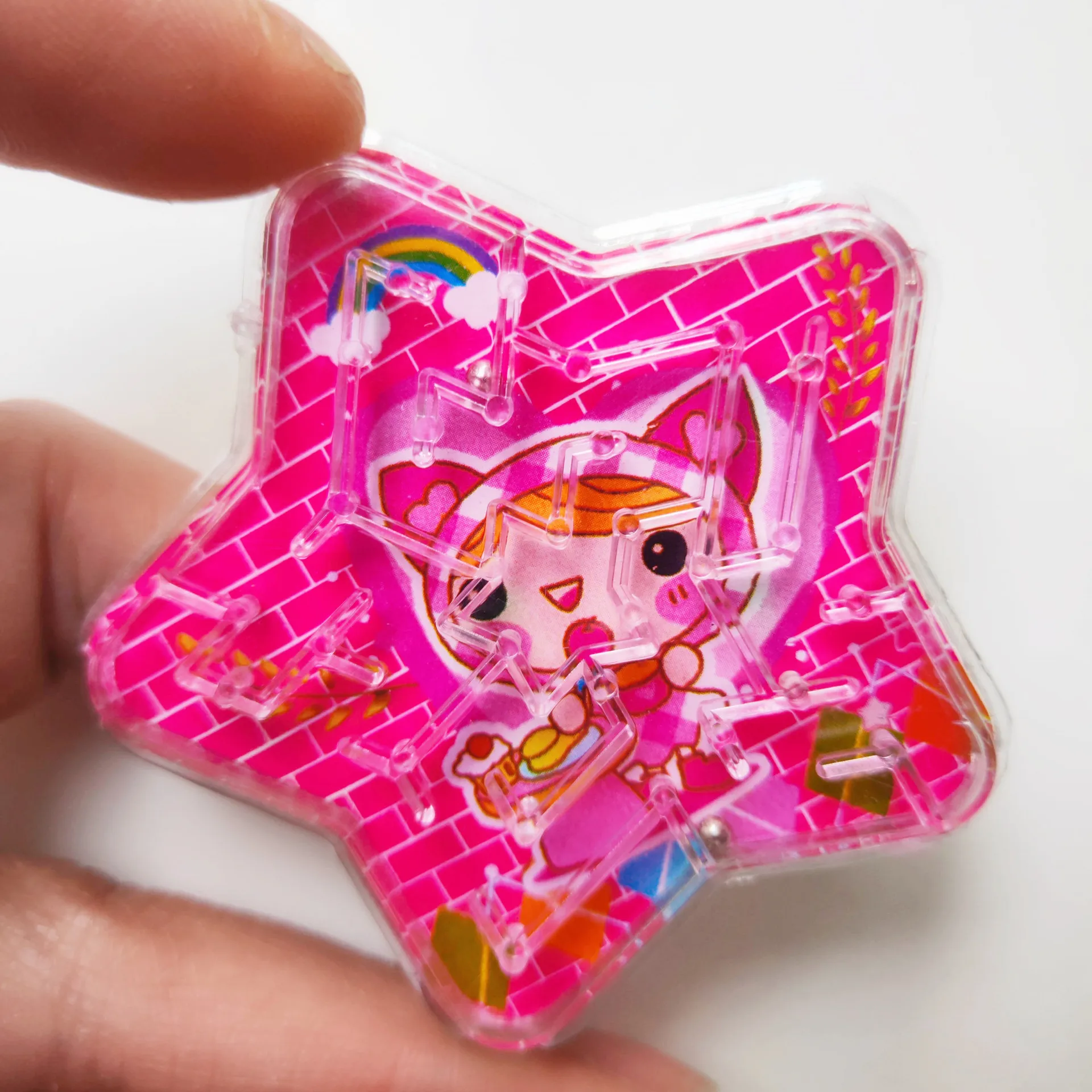 Тренировочный лабиринт с четырьмя мячиками игрушки-лабиринт развивающие