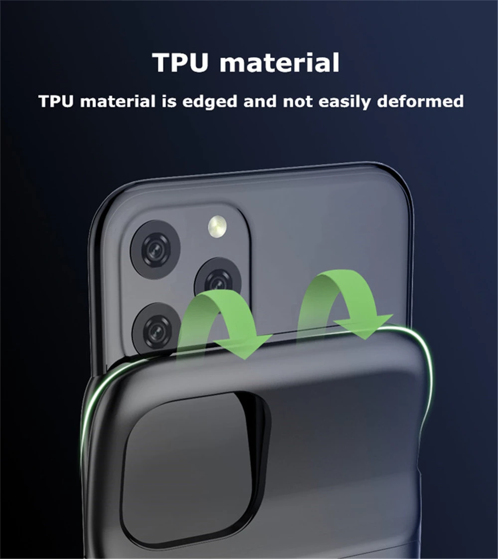 Беспроводной внешний аккумулятор KQJYS чехол для зарядки аккумулятора iPhone 11 Pro Max