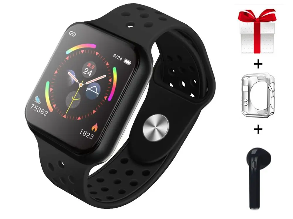 Умные часы F9, Bluetooth, ear, i7, с функцией вызова, ЭКГ, монитор сердечного ритма, умные часы для мужчин и женщин, для apple iphone, xiaomi, pk, B75, P68 - Цвет: i709