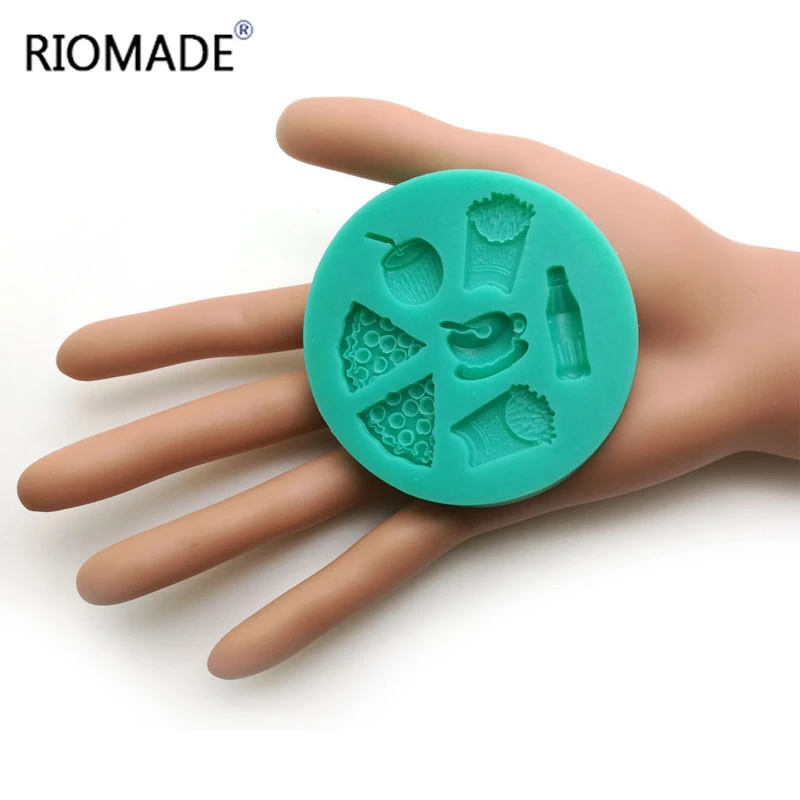 Силиконовые формы для пиццы кофе колы картошки фри кокосового молока форма