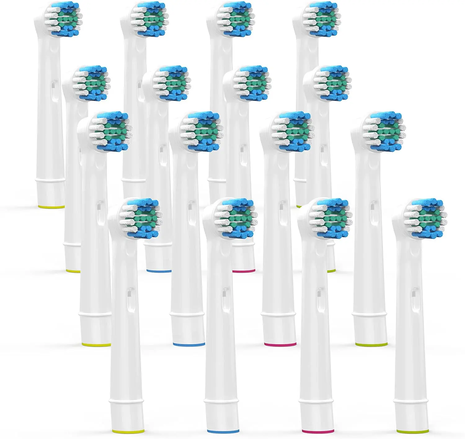 16xReplacement насадки для зубной щетки Oral-B Электрический Зубная щётка подходит