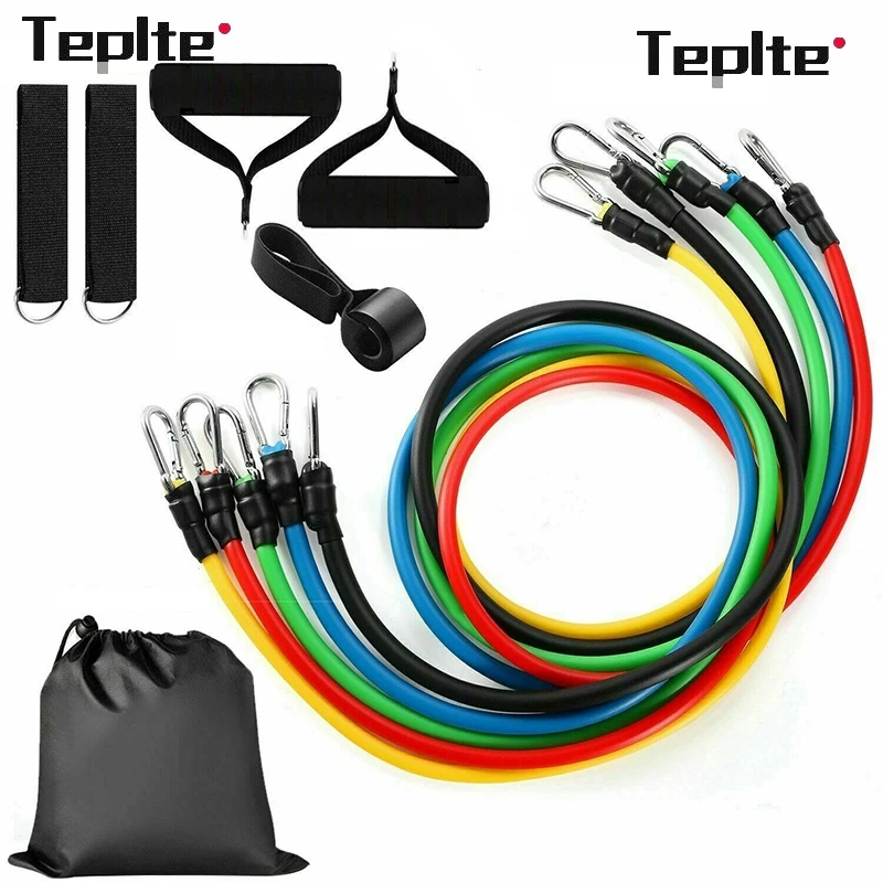 

Набор из 11 эластичных лент для фитнеса, до 100 фунтов