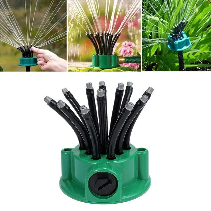 

360 Degree Water Sprinkler Spray Nozzle Lawn Garden Irrigation Sprinkler Irrigation Spray Irrigation Noodle Head Flexible