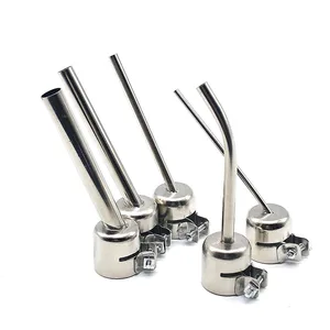 Универсальная удлиненная паяльная станция, изогнутая под углом 45 градусов, насадки для термофена для паяльной станции 850, 852, 852D, 853