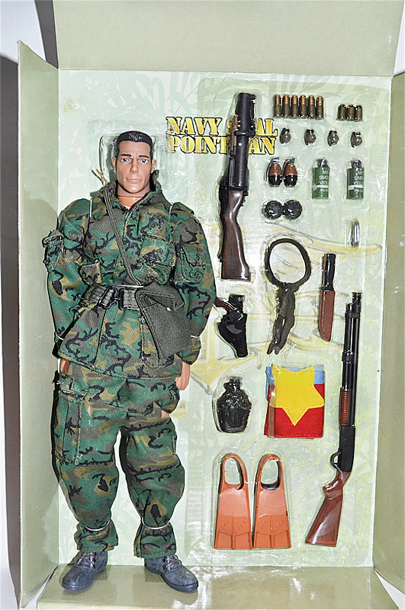 

Big Sales Scale 1/6th 21st Century Model Soldier Vietnam War USA Special Army SEAL Scout Soldier For Fans Collection