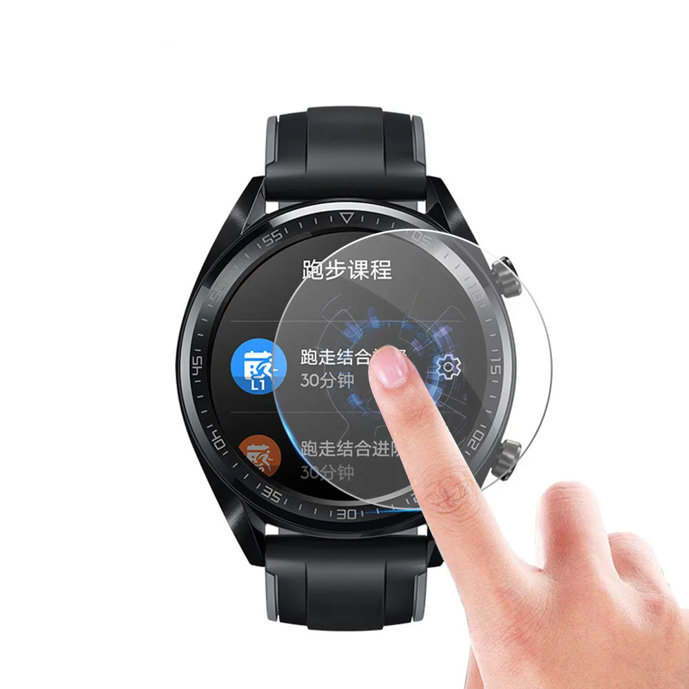 

5PCS Explosion-proof TPU Screen Protector Full Coverage Protective Film For Huawei Watch GT Smart Watch Screen Protector Cover