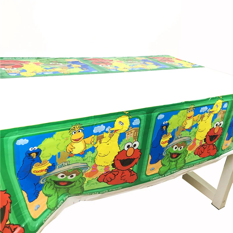 

31Pcs/61Pcs Cartoon Sesame Street Theme Kids Birthday Party Decorations Cup Plate Tablecloth Festival Gift Bags Tableware Supply