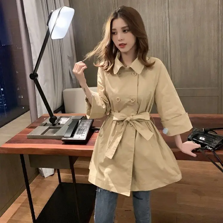 Тренчкот женский осенний мешковатый | Женская одежда