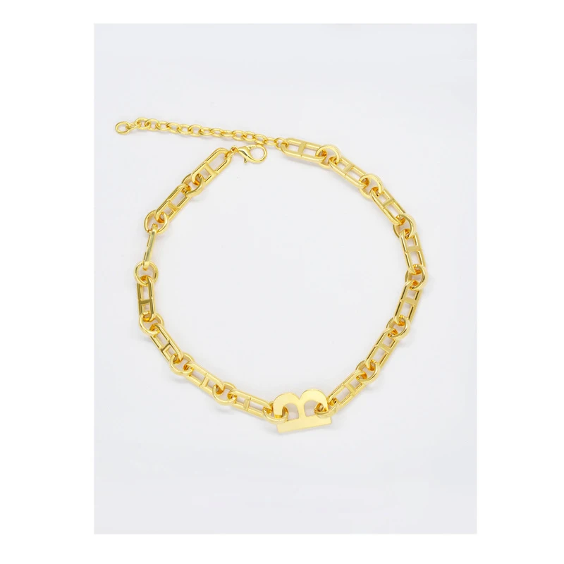 

TOSAKO Necklace Gold Color Sweater Chain Minimalism 2021 Trend Chain Necklace