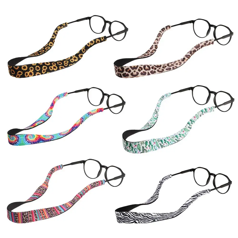 Adjustable Sunglass Straps Soft Durable Neoprene Floating Eyewear Strap Safety Glasses Retainers Holder Lanyard Outdoor Sports