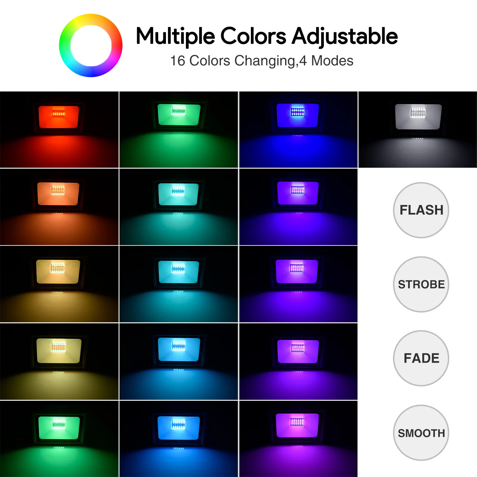 110V/220V RGB светодиодные потолочные светильник 30 Вт 50 100 уличная настенная лампа
