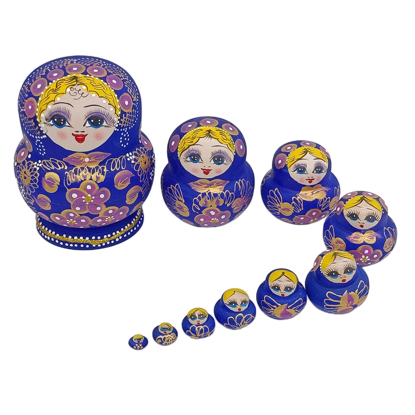 

10 шт., русские игрушки-матрешки для детей