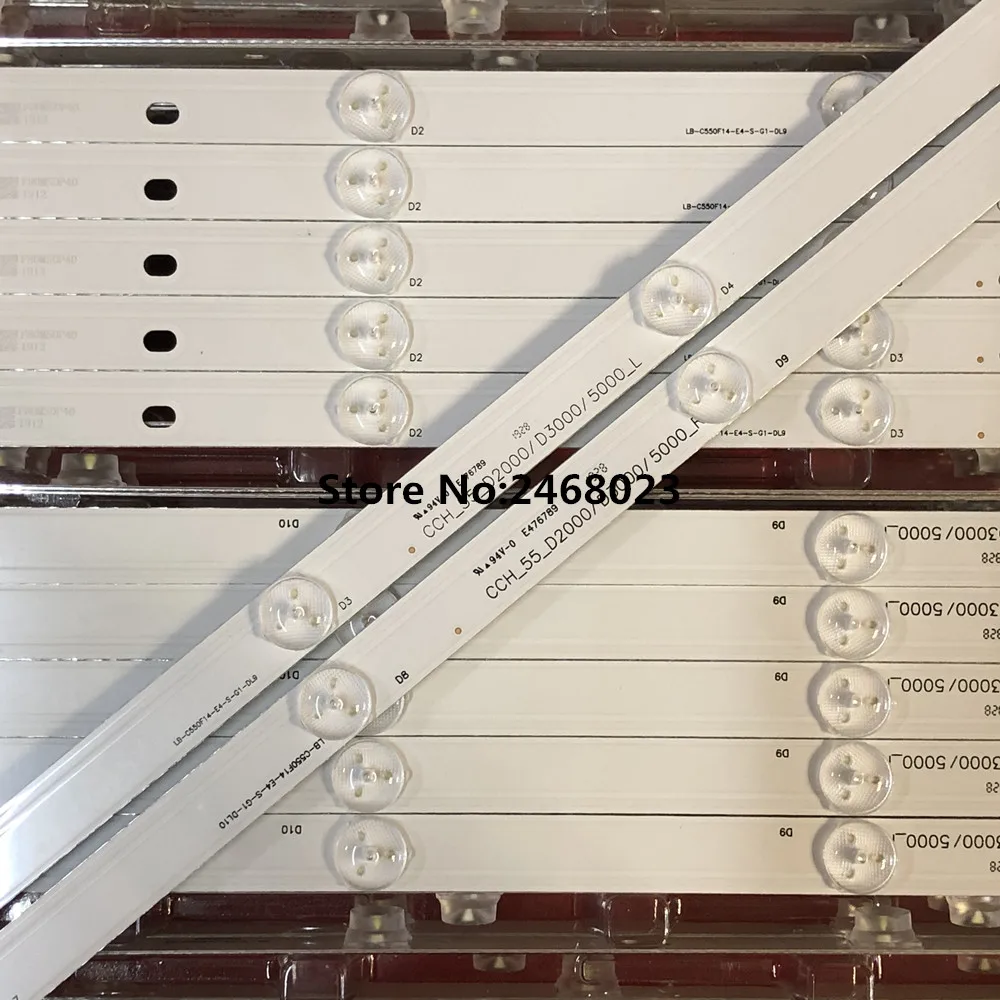 Светодиодная лента подсветка LB55061 55D3000/D2000 для экскаватора Hitachi 55 ''ТВ Экран