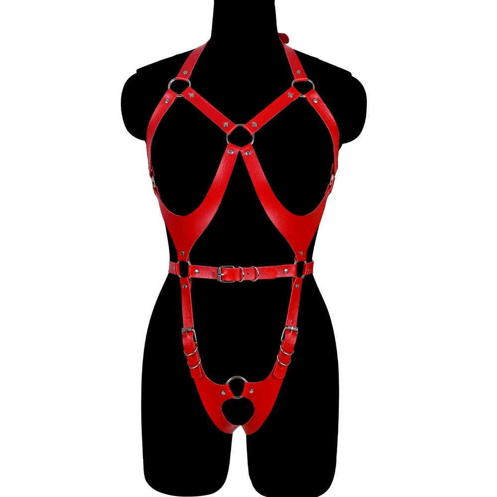 

Наряды в стиле Харадзюку, нижнее белье, подтяжки для пикантных ног, экзотические аксессуары, цепочка для тела, праздничная репродукция, кожаные Подвязки для связывания