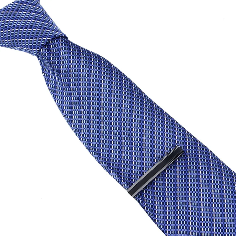 Три цвета розовое золото/пистолет/зажим для галстука с камнем мужчин зажим