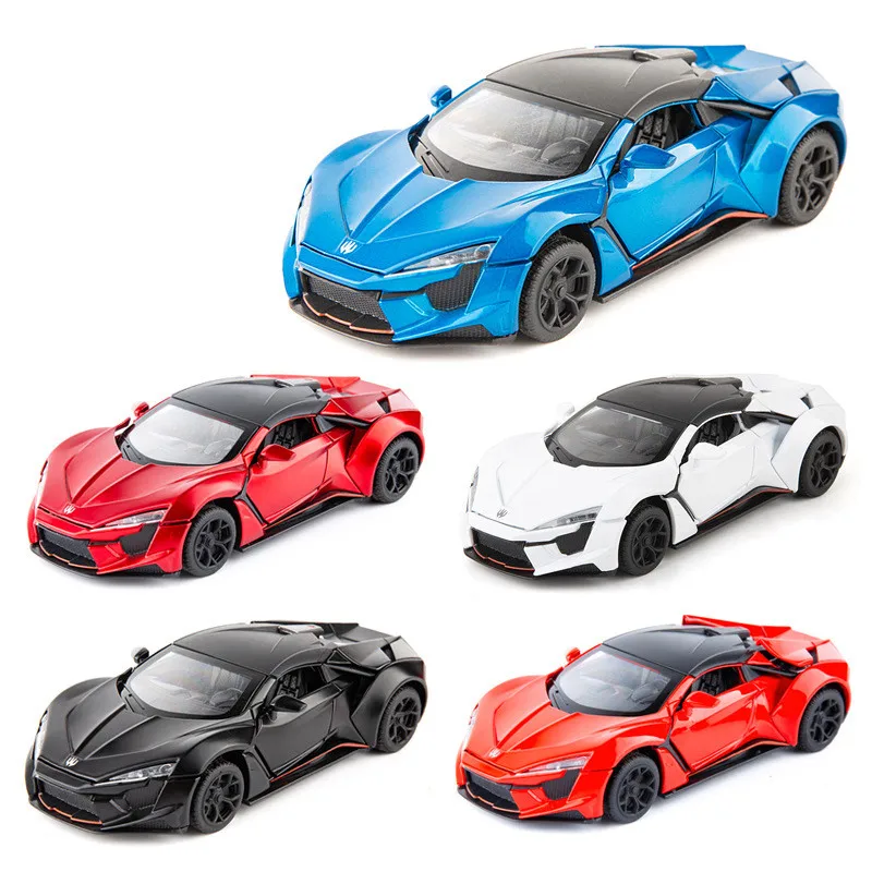 Изысканная модель спортивного автомобиля Lyken 1:32 из сплава с имитацией под