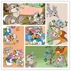 Набор для алмазной вышивки сделай сам, мозаика из алмазов в стиле Диснея 5d, мультяшный рисунок, полное покрытие, круглые наборы для вышивки крестиком, художественное украшение для дома