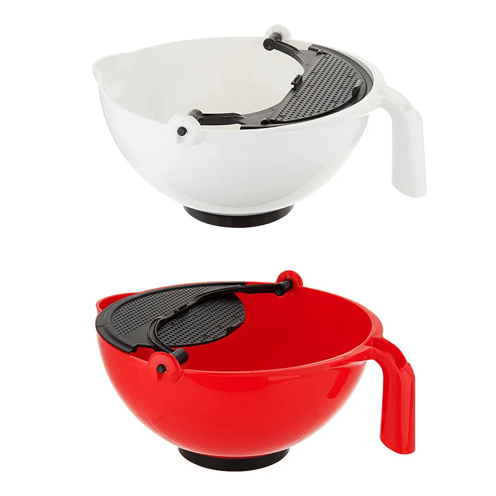 360 градусов Вращающаяся ручка сливная корзина чаша для мытья дуршлаг корзины