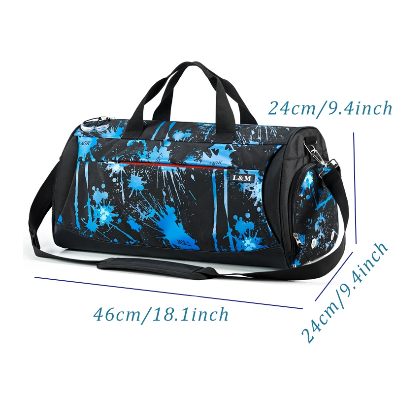 Новые спортивные сумки для тренировок Водонепроницаемая спортивная сумка