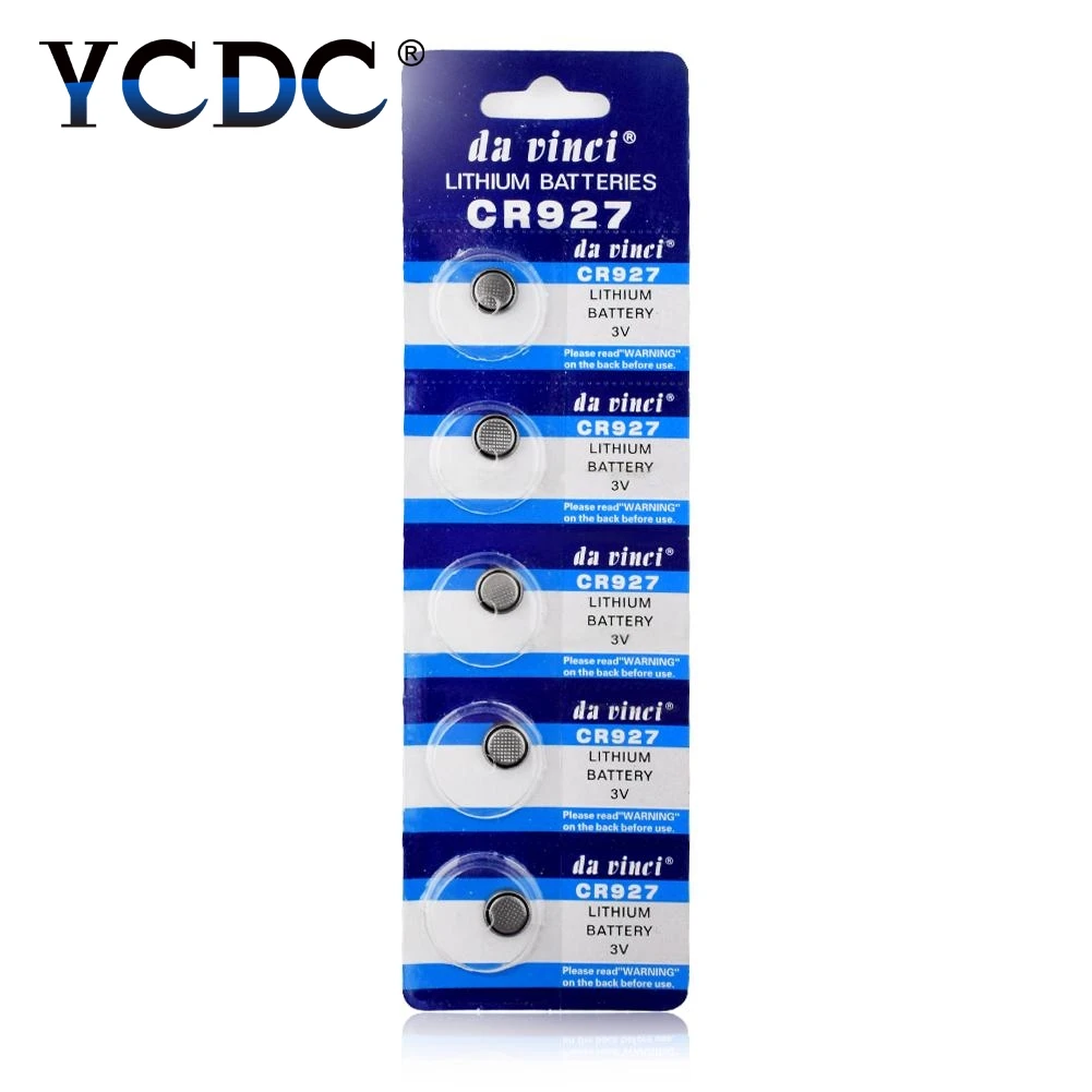 10 шт. одноразовые Литиевые Батарейки для часов 3 в CR927 DL927 BR927 ECR927 5011LC 927 |
