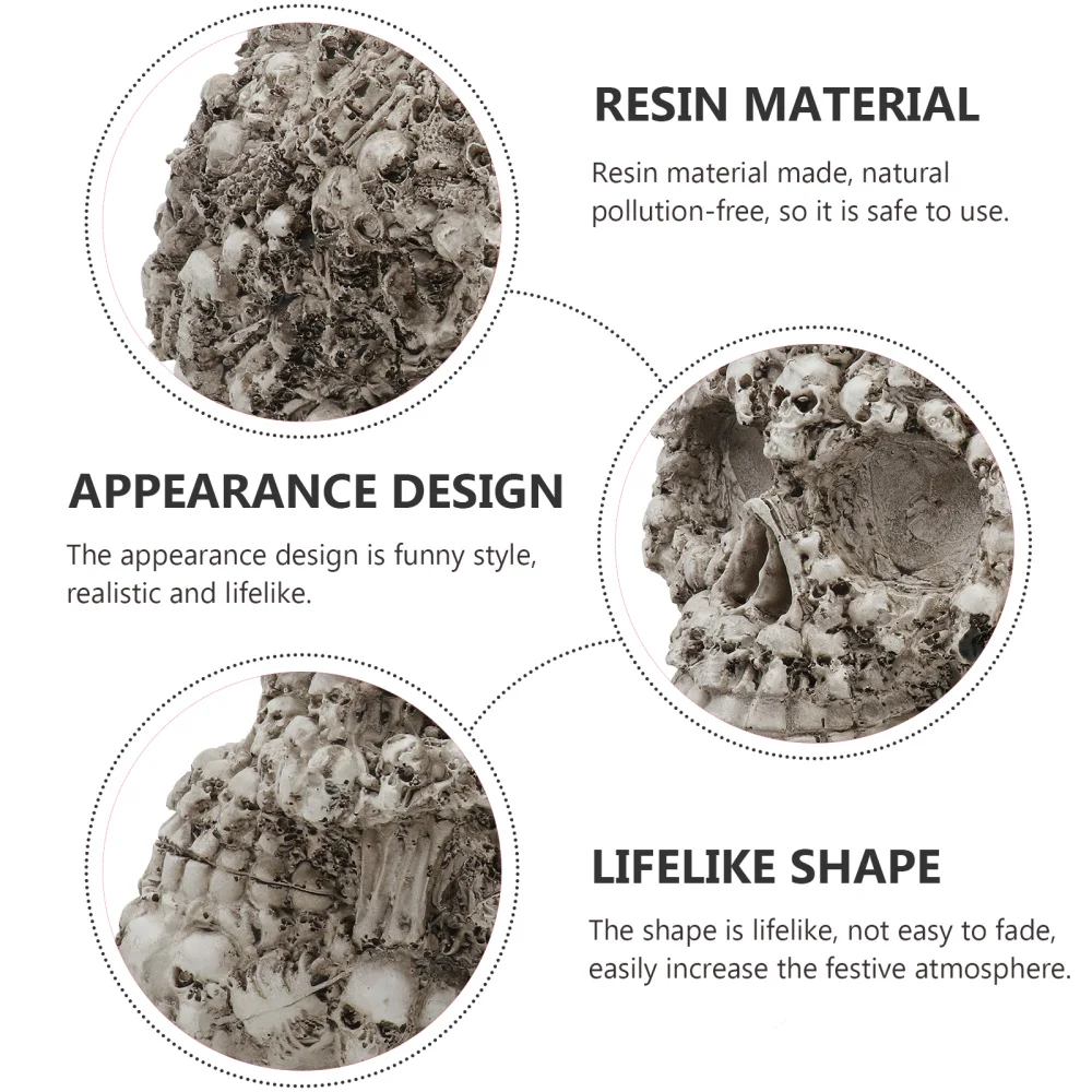 

1Pc Creative Shaped Adornment Resin Horrible Home Decor Chic Artware