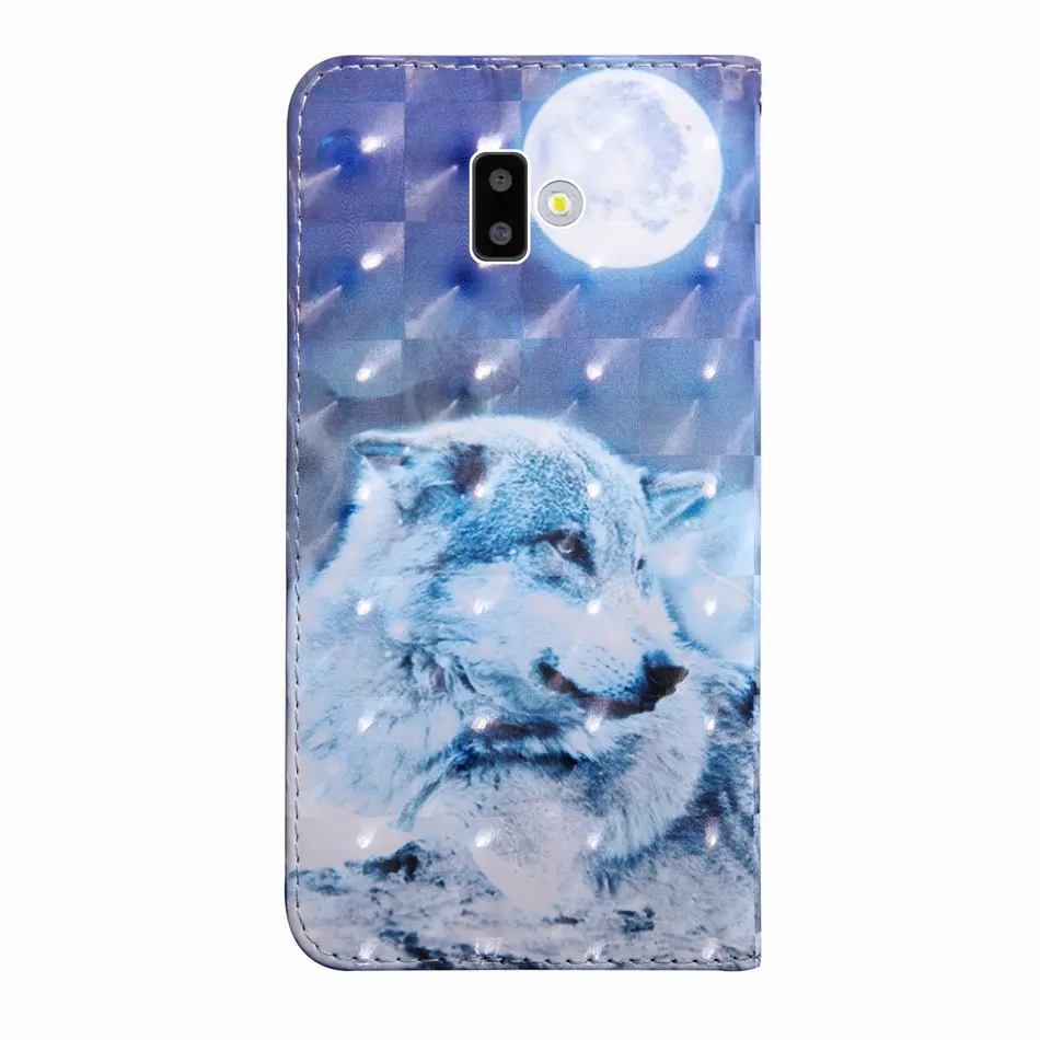 С тигром котом цветок кожаный чехол для рамки samsung J2 Pro J4 Plus J6 J3 J5 J7 A8 A9 Xcover4 G390F крышка DP29G