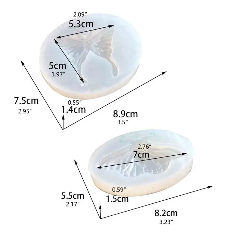 

2021 New Butterfly Moth Animals Silicone Resin Mold Fondant Sugarcraft Mould Jewelry Tool 2020 trend