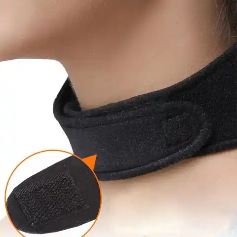 Шейный защитный массажер для шеи самонагревающийся магнитный терапевтический терморемень для поддержки шеи Защита для шеи самонагревающи...