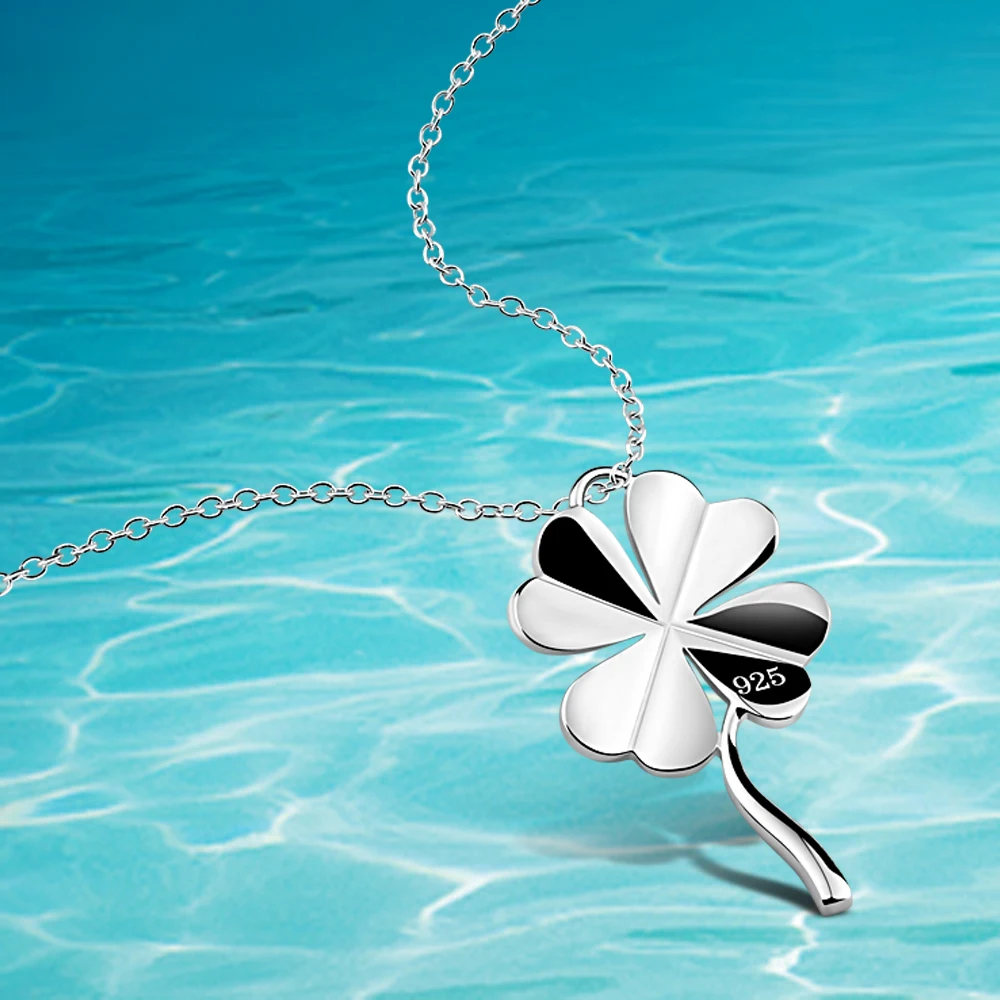 Огромное ожерелье с искусственными листьями из стерлингового серебра 925 пробы