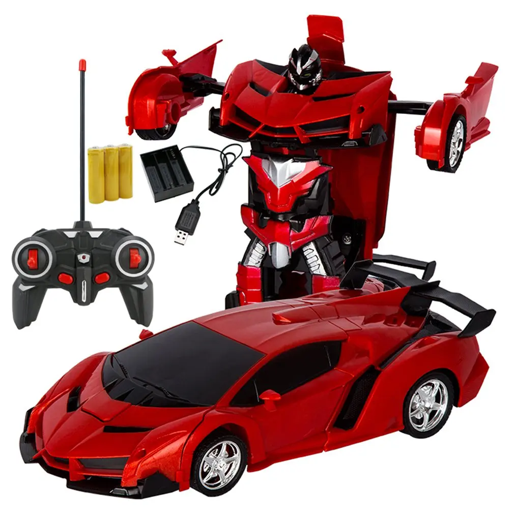 RC автомобиль трансформации роботы спортивный модель игрушки беспроводной