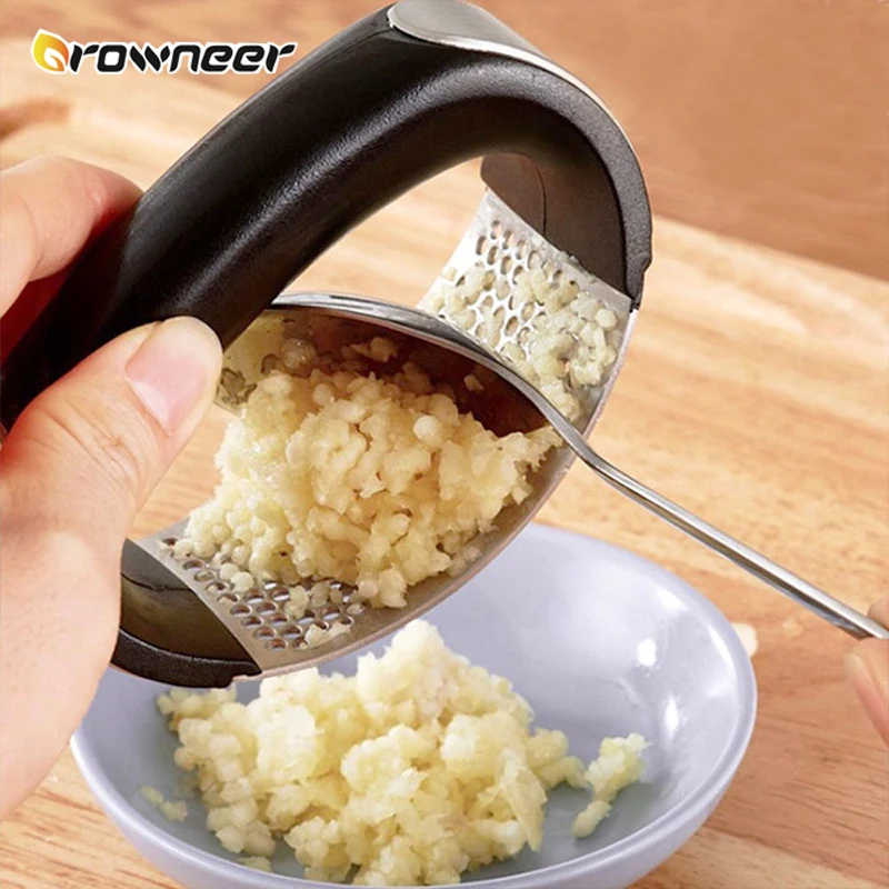 Ручная прижимная лапка для чеснока измельчитель из нержавеющей стали пресс