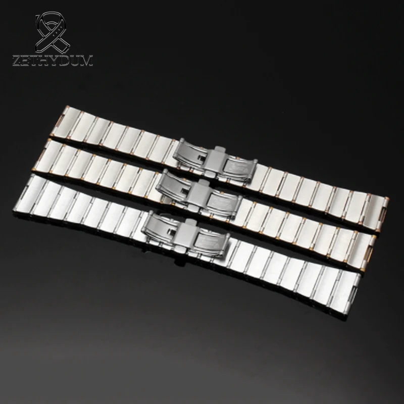 Серия Double Eagle стальной ремешок цепочка для часов мужчин и женщин 23 25 мм со