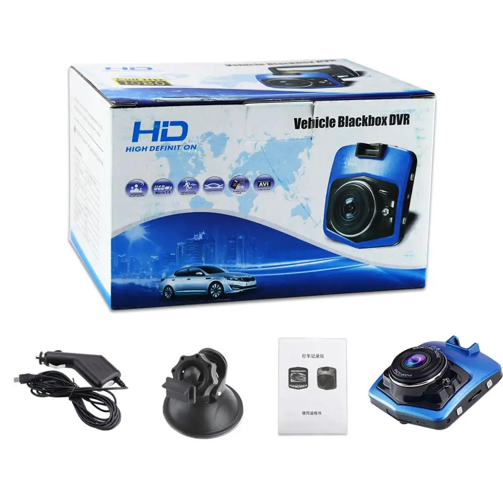 Новый GT300 Dash камера Мини Автомобильный DVR Dashcam Full HD 1080P цифровой видео регистратор