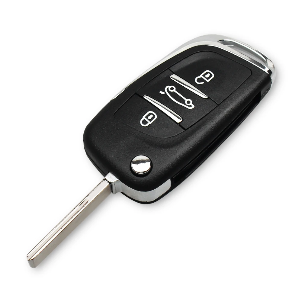 Чехол KEYYOU для Peugeot 207 307 407 408 Citroen C4 C2 корпус автомобильного ключа дистанционного