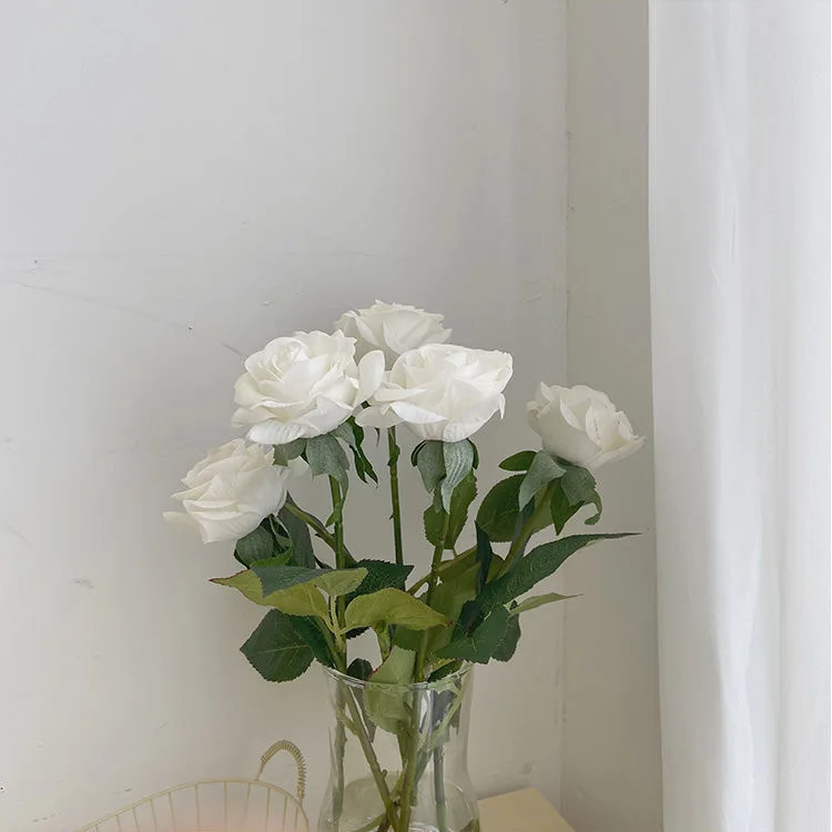 

Retro romantic simulation rose fake flower ornaments idyllic girl heart photo posing photo props