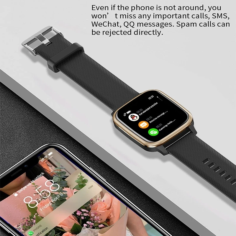 

Смарт-часы TK78 для мужчин и женщин, спортивные Смарт-часы с поддержкой Bluetooth, звонков, музыки, для Android, Apple, Xiaomi, Huawei