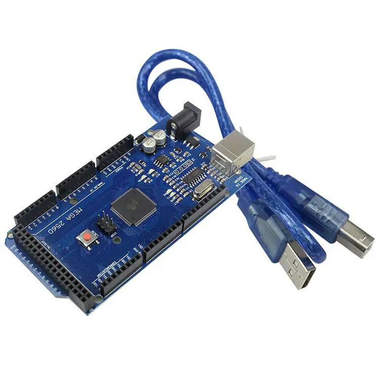 Макетная плата MEGA 2560 R3 CH340G ATMEGA 2560-16AU комплект USB-кабеля для Arduino | Электроника